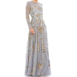 MAC DUGGAL Prom Formal Wedding Guest Mother of Bride Groom Gown • Size 8 NWT